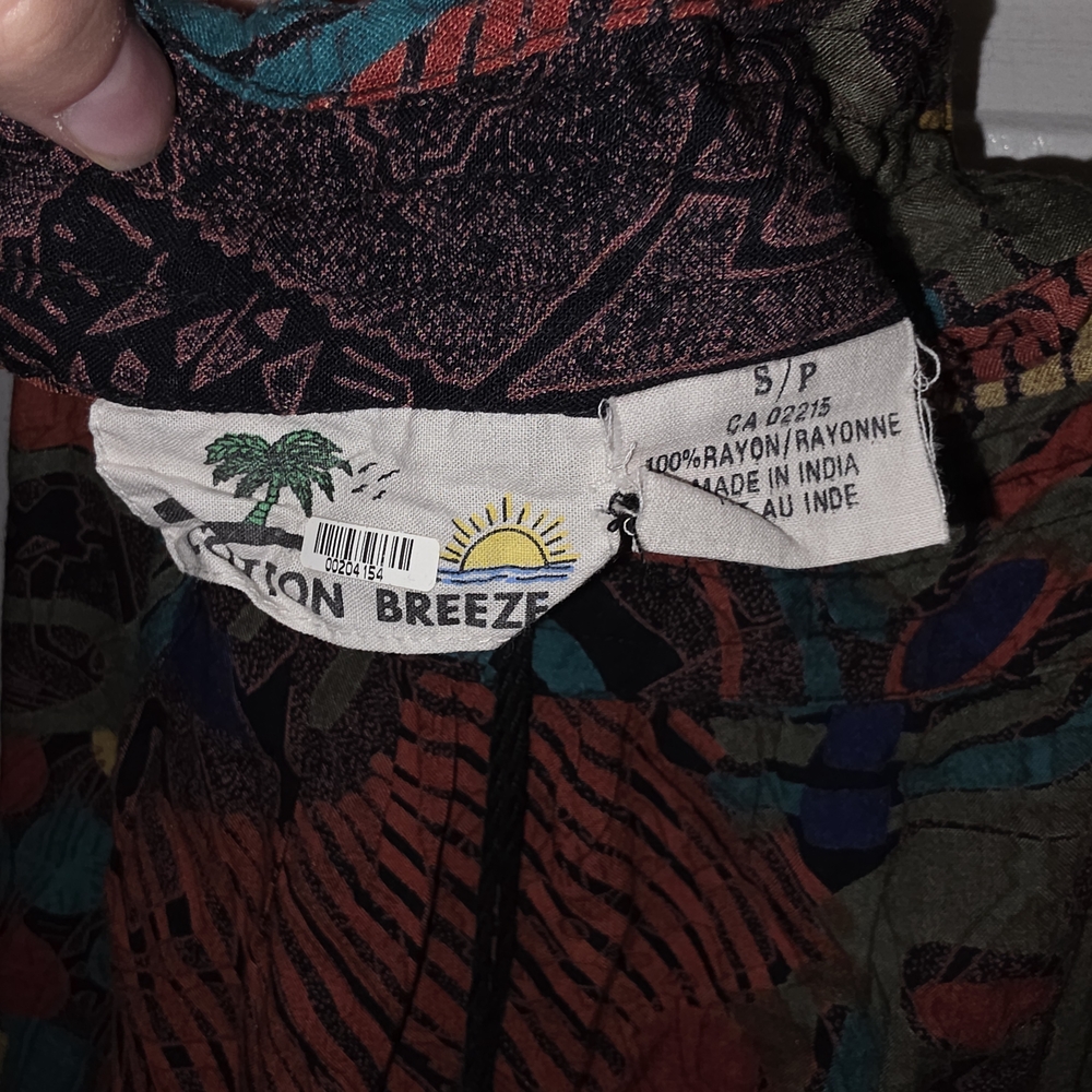 Multicolor Abstract Patterned Skirt - Picture 4 of 4
